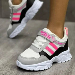 Elastic Velcro Soft Flexible Leatweight Treatable Unisex Shoes Sports Sneaker بچه گانه - 1413