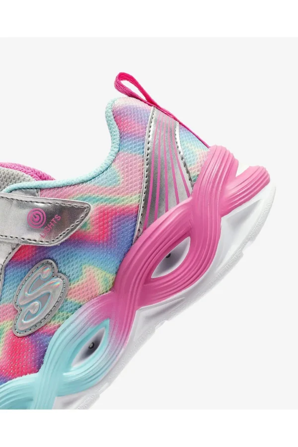 Twisty Glow - Sorbet Swirl Big Girl Grey Lighted Sports Shoes 303716l Smlt - 1392