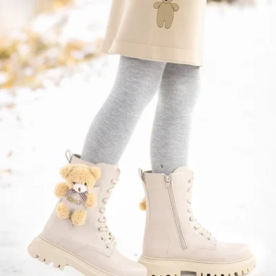 450 دختر زیپ دار قرمز عروسکی روزانه کفش ربات - 2338