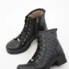 Black Kapitone 13786 Bot & Bootie - 2398