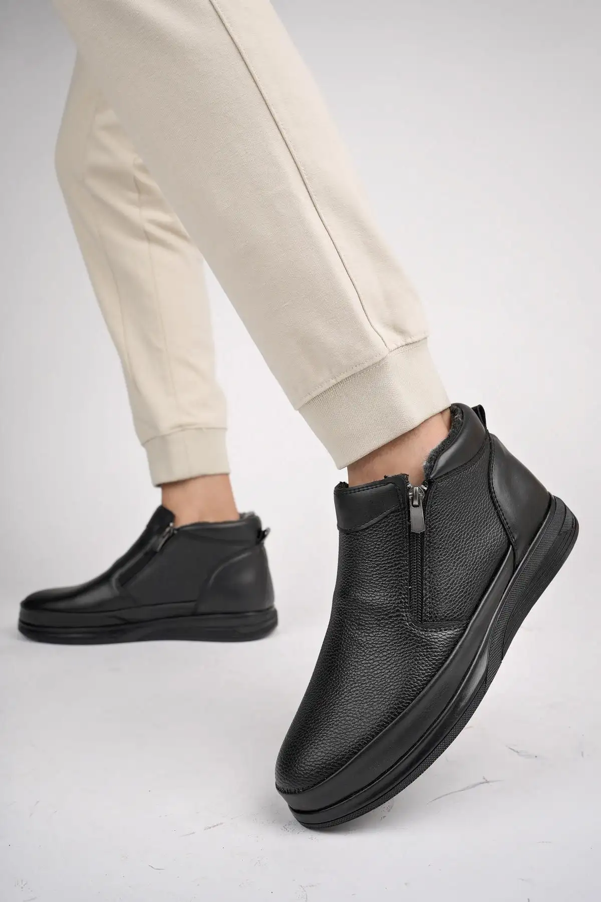 چکمه های مردانه شرلینگ دو زیپ دار تضمینی داویلا - 1886 چکمه های مردانه شرلینگ دو زیپ دار تضمینی داویلا - 1886