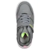 27758 Velcro High Top Gray - Sneaker دخترانه صورتی سالمون، کفش اسپرت گاه به گاه - 1550
