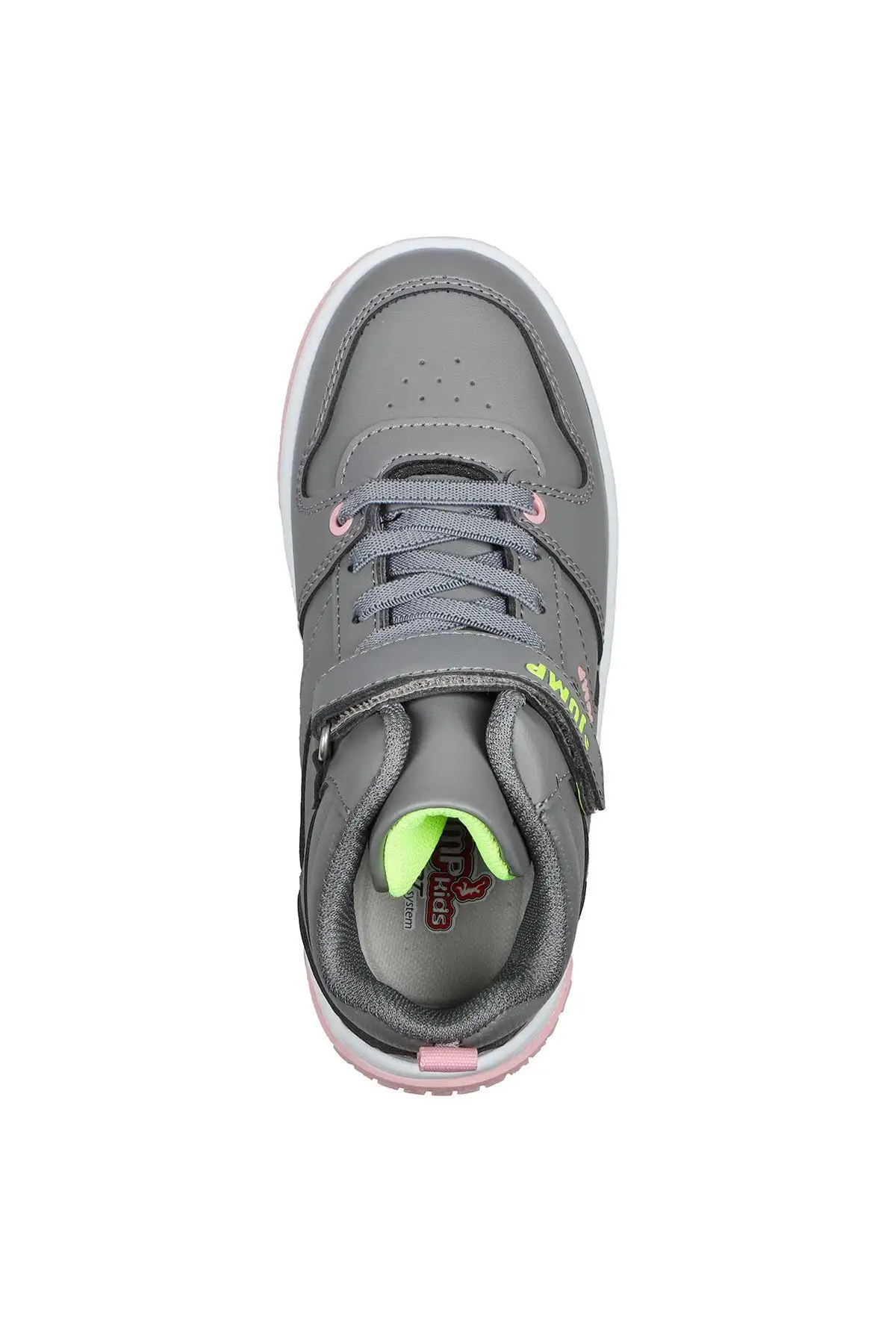 27758 Velcro High Top Gray - Sneaker دخترانه صورتی سالمون، کفش اسپرت گاه به گاه - 1550 27758 Velcro High Top Gray - Sneaker دخترانه صورتی سالمون، کفش اسپرت گاه به گاه - 1550