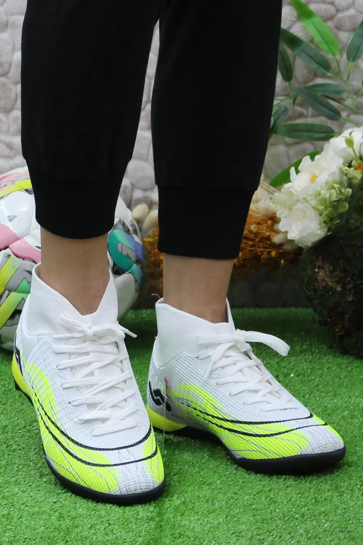 29677 کفش اصلی فوتبال مردانه Turf AstroTurf با جوراب - 1849 29677 کفش اصلی فوتبال مردانه Turf AstroTurf با جوراب - 1849