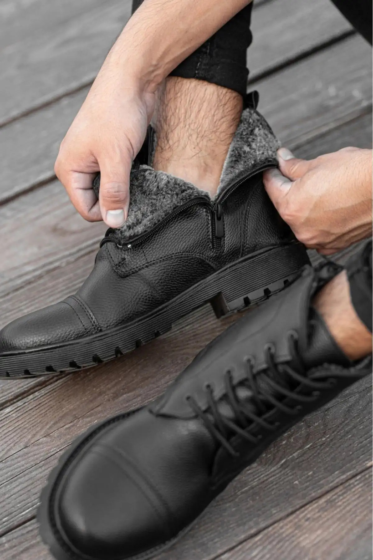 آب و سرماخوردگی توری خز -مقاوم در برابر قایق زمستانی قوی در فضای باز ربات -2418 آب و سرماخوردگی توری خز -مقاوم در برابر قایق زمستانی قوی در فضای باز ربات -2418