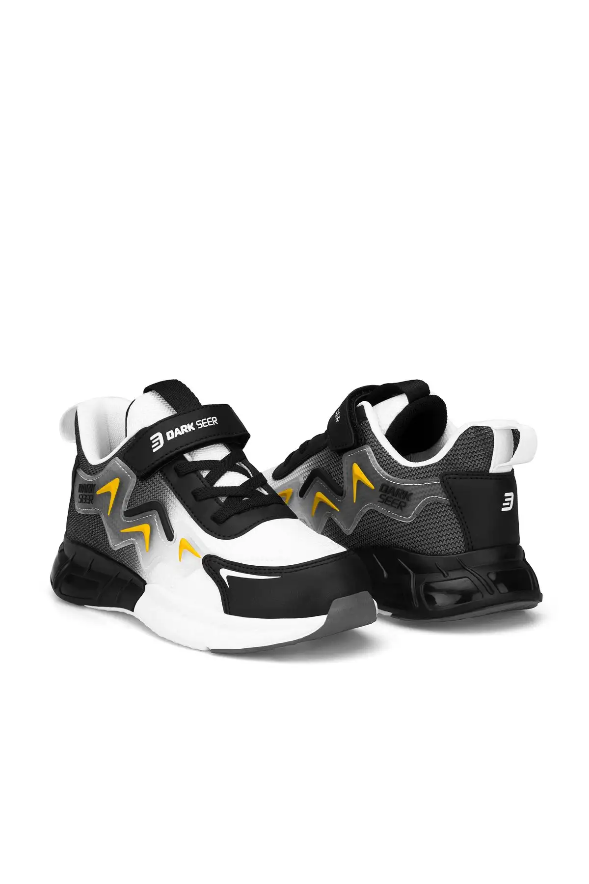 کفش کتانی بچه گانه زرد مشکی - 1414 کفش کتانی بچه گانه زرد مشکی - 1414