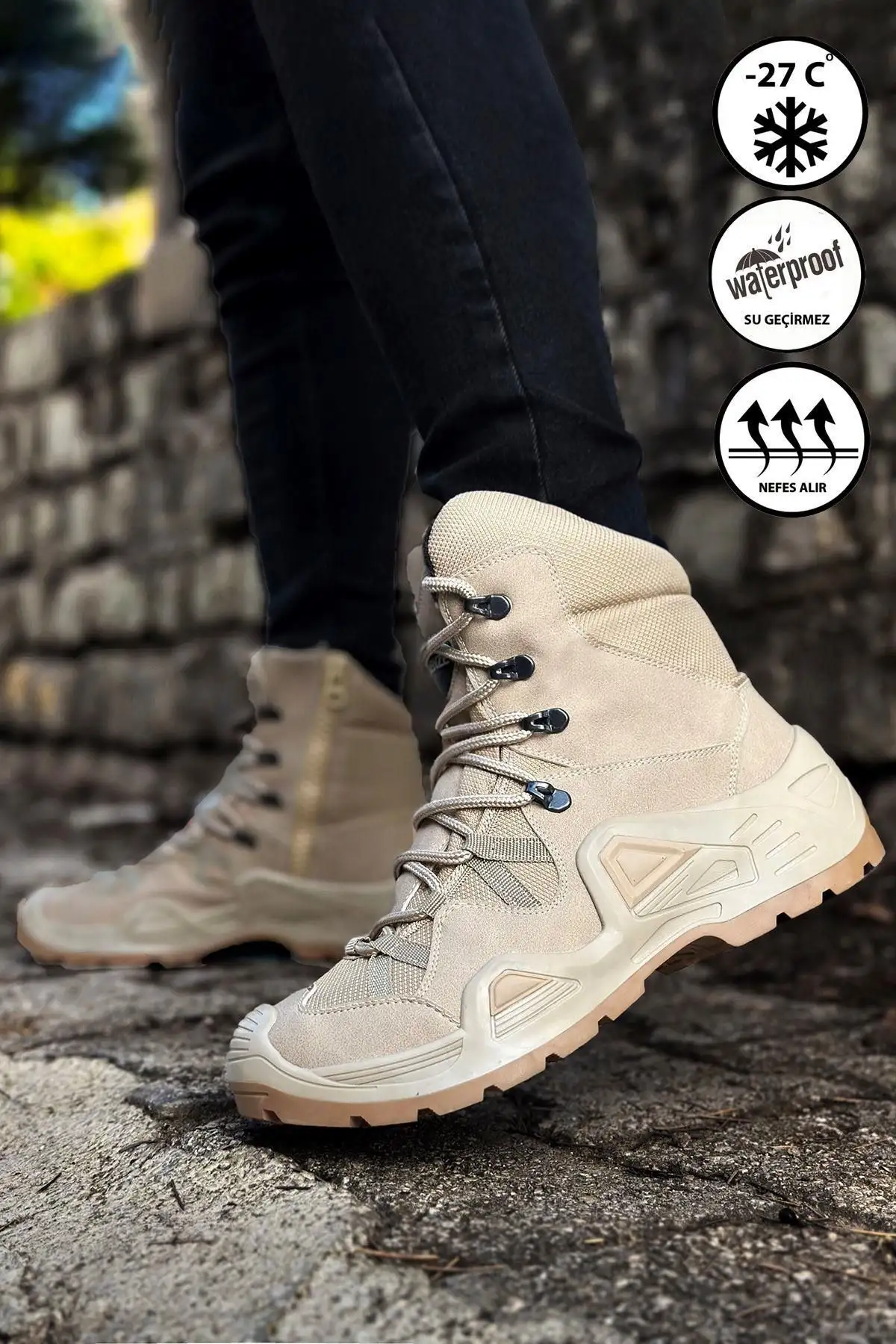 ربات Zippered Desert Combat GTX ضد آب - 2435 ربات Zippered Desert Combat GTX ضد آب - 2435