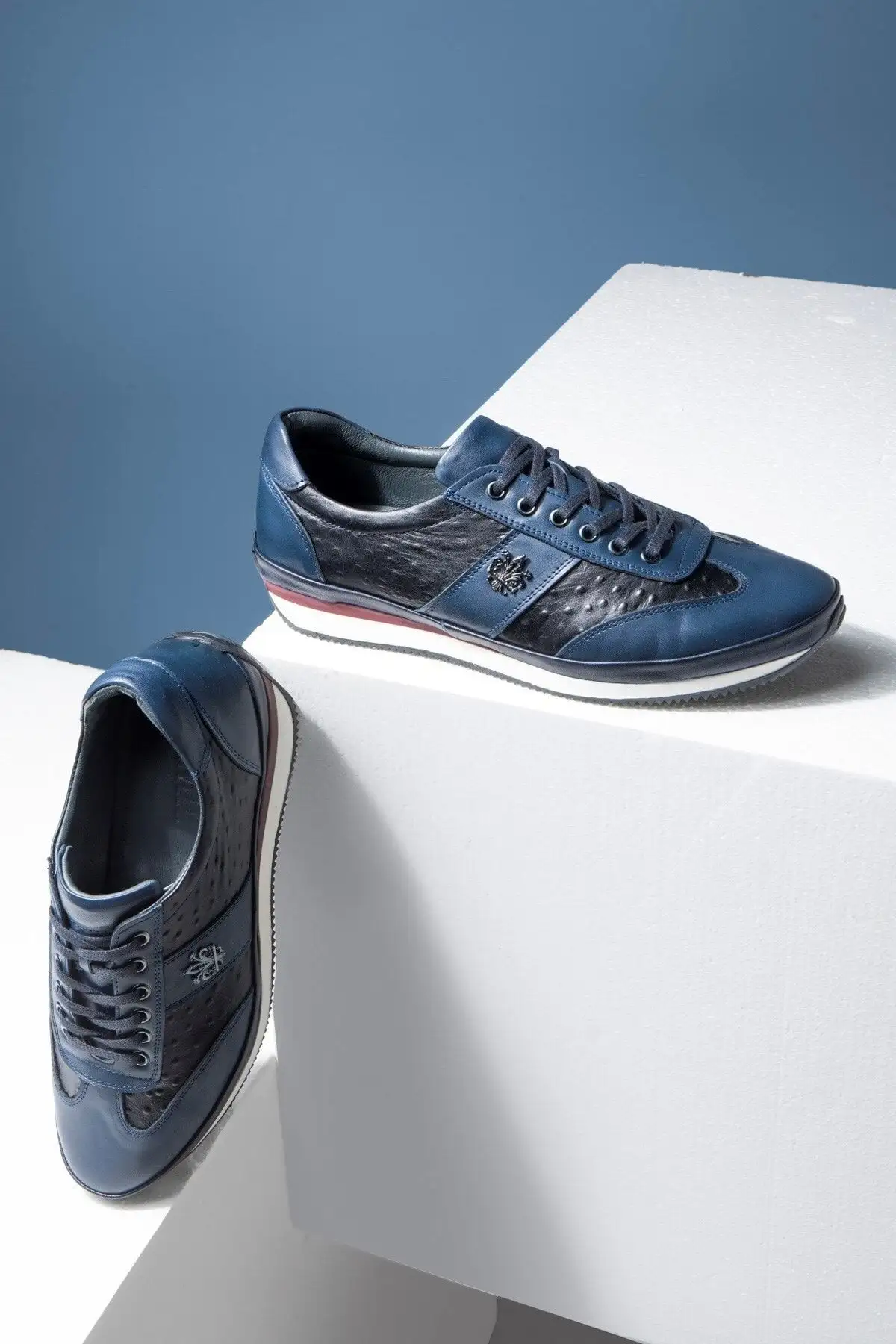 کفش روزانه مردانه چرم طبیعی Ostrich 2، کفش راحتی، کفش 100% چرم - 1870 کفش روزانه مردانه چرم طبیعی Ostrich 2، کفش راحتی، کفش 100% چرم - 1870