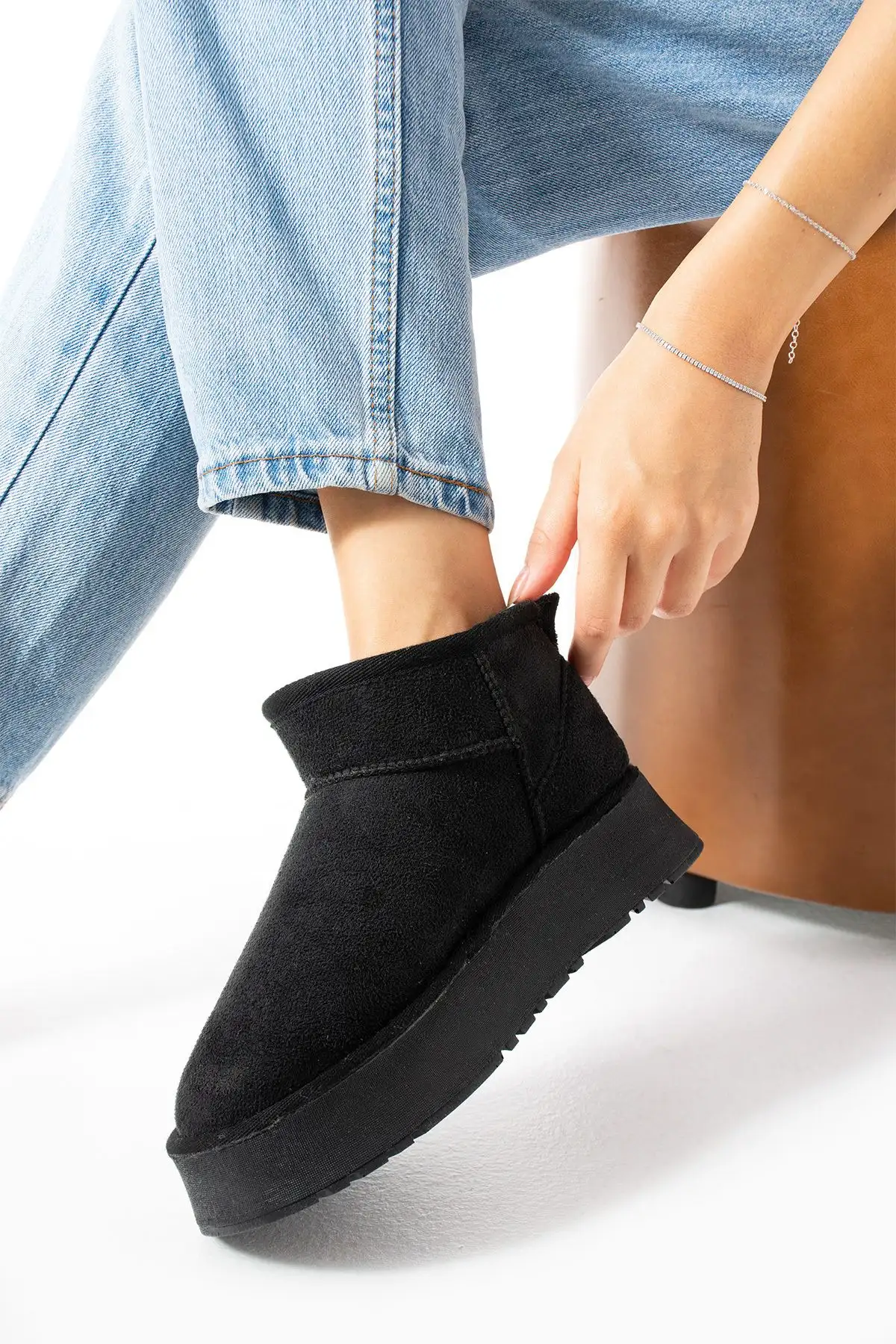 Suet Black Women in Base Writer Base Base Women Bot & Bootie - 2377 Suet Black Women in Base Writer Base Base Women Bot & Bootie - 2377