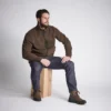 ربات شکارچی چرمی مردانه - قهوه ای - شکار و مشاهده طبیعت - Crosshunt 100 D - 2423