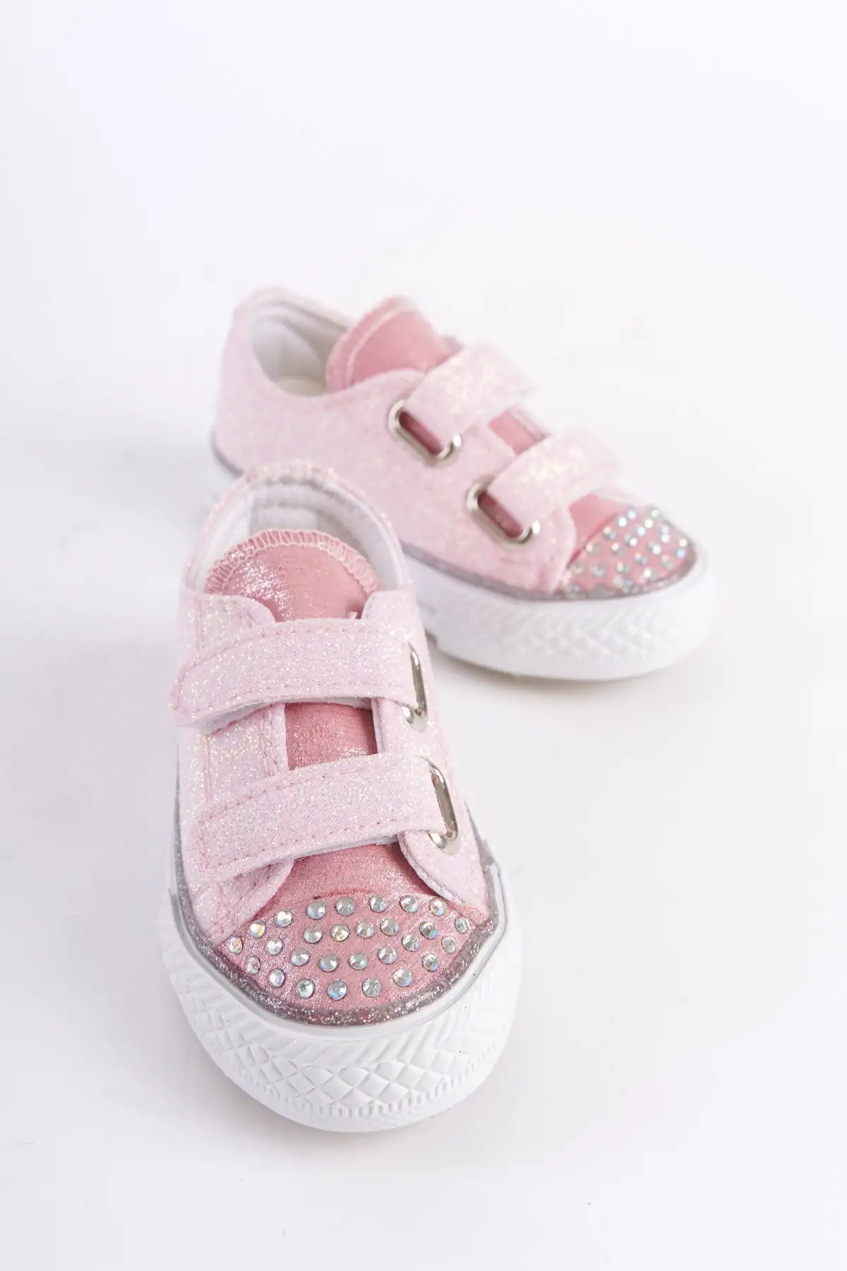 کفش دخترانه صورتی سنگی و ولکرو فصل جدید کفش راحتی دخترانه ارتوپدی (21-30 چراغدار) - 1595 کفش دخترانه صورتی سنگی و ولکرو فصل جدید کفش راحتی دخترانه ارتوپدی (21-30 چراغدار) - 1595