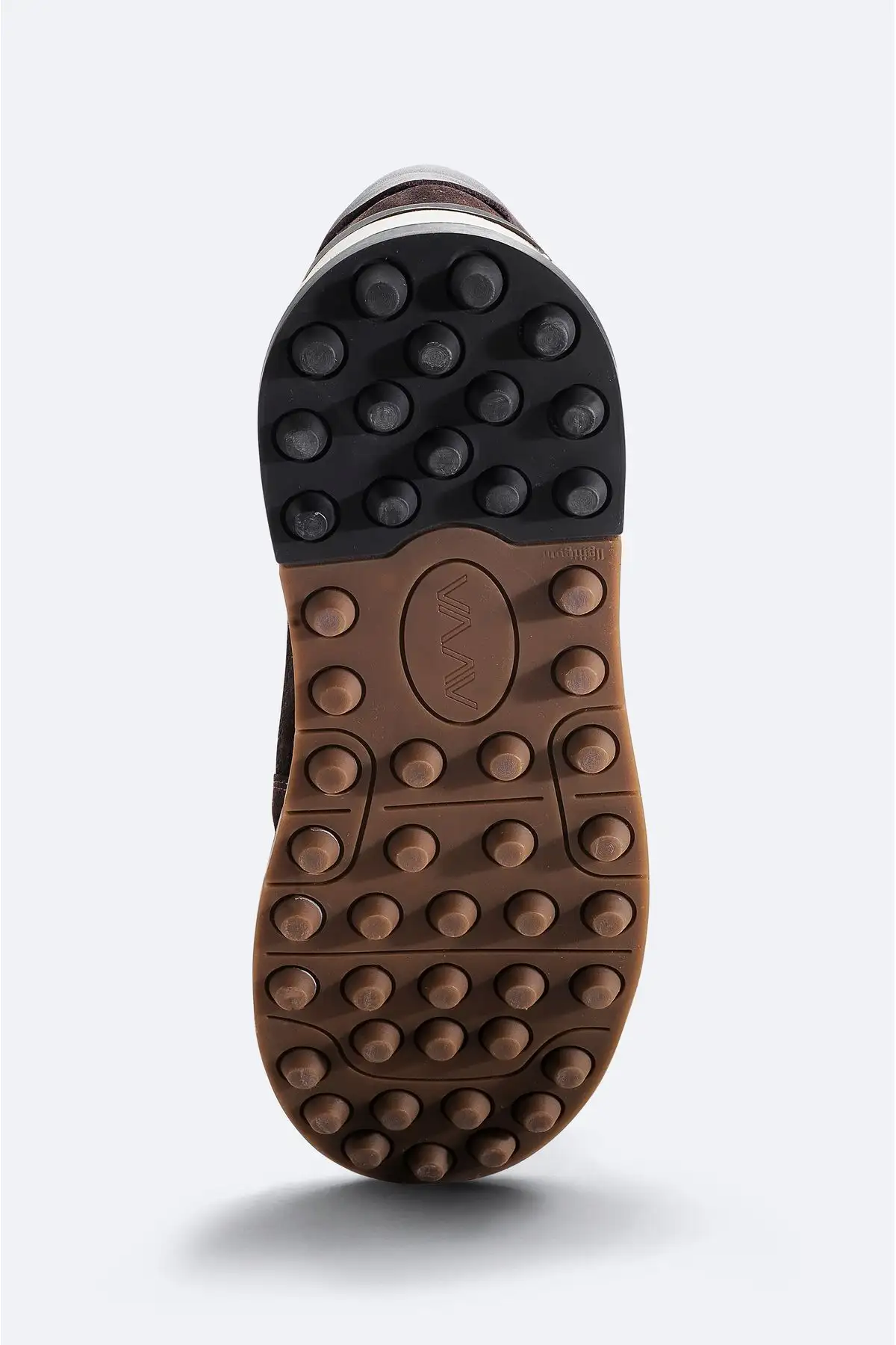 کفش راحتی بند دار مردانه جیر قهوه ای A42y8009 - 1863 کفش راحتی بند دار مردانه جیر قهوه ای A42y8009 - 1863