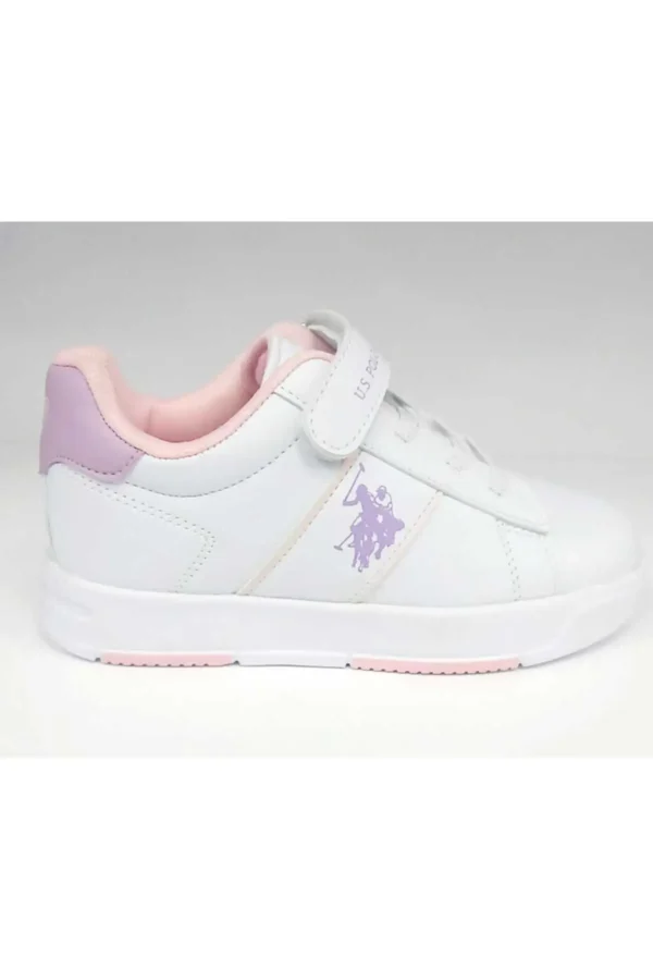 WHITE SHOES U.S. پولو اسن. TRAVIS JR 3PR Kids Sneaker - 1421