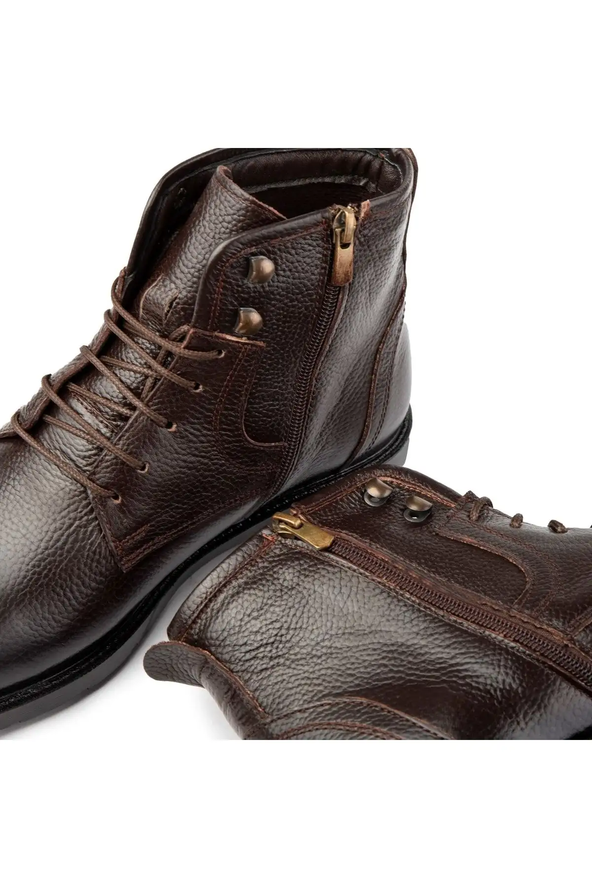 چرم واقعی ریکو فاقد ربات مردان پایه لاستیکی ، فاقد ربات - 2455