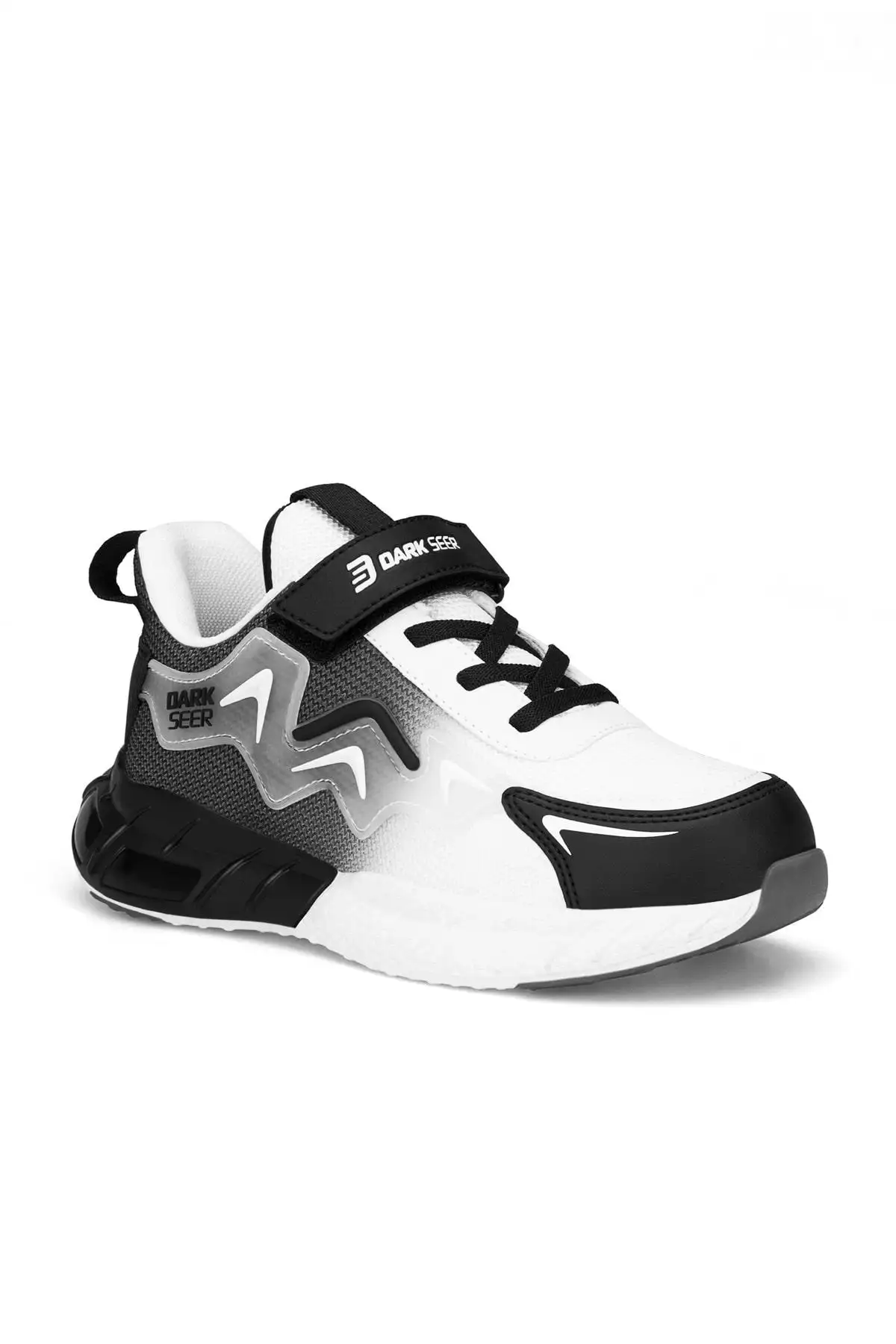 کفش ورزشی بچه گانه DS Mirana White Black - 1383 کفش ورزشی بچه گانه DS Mirana White Black - 1383