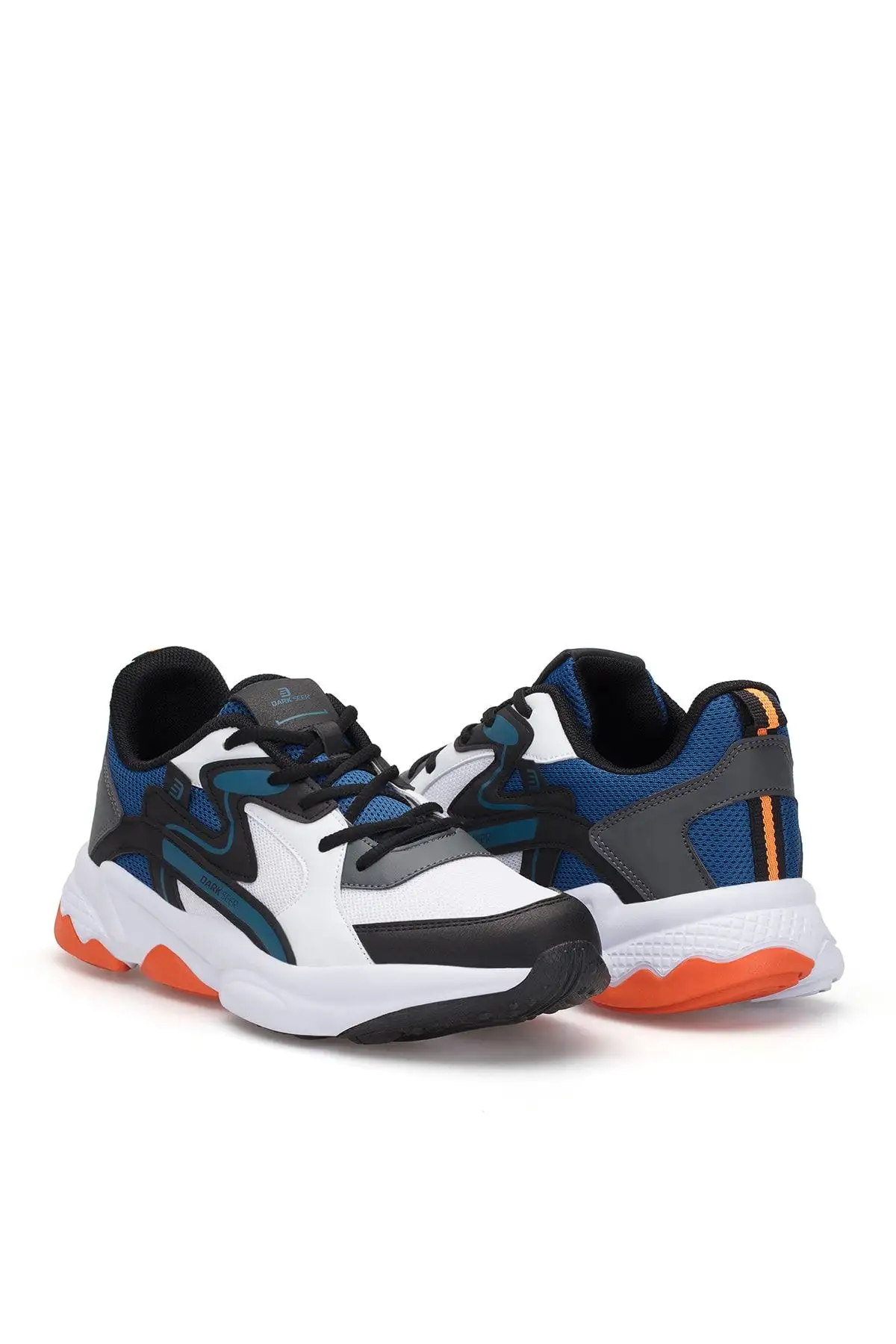 کفش کتانی مردانه آبی سفید - 2145 کفش کتانی مردانه آبی سفید - 2145