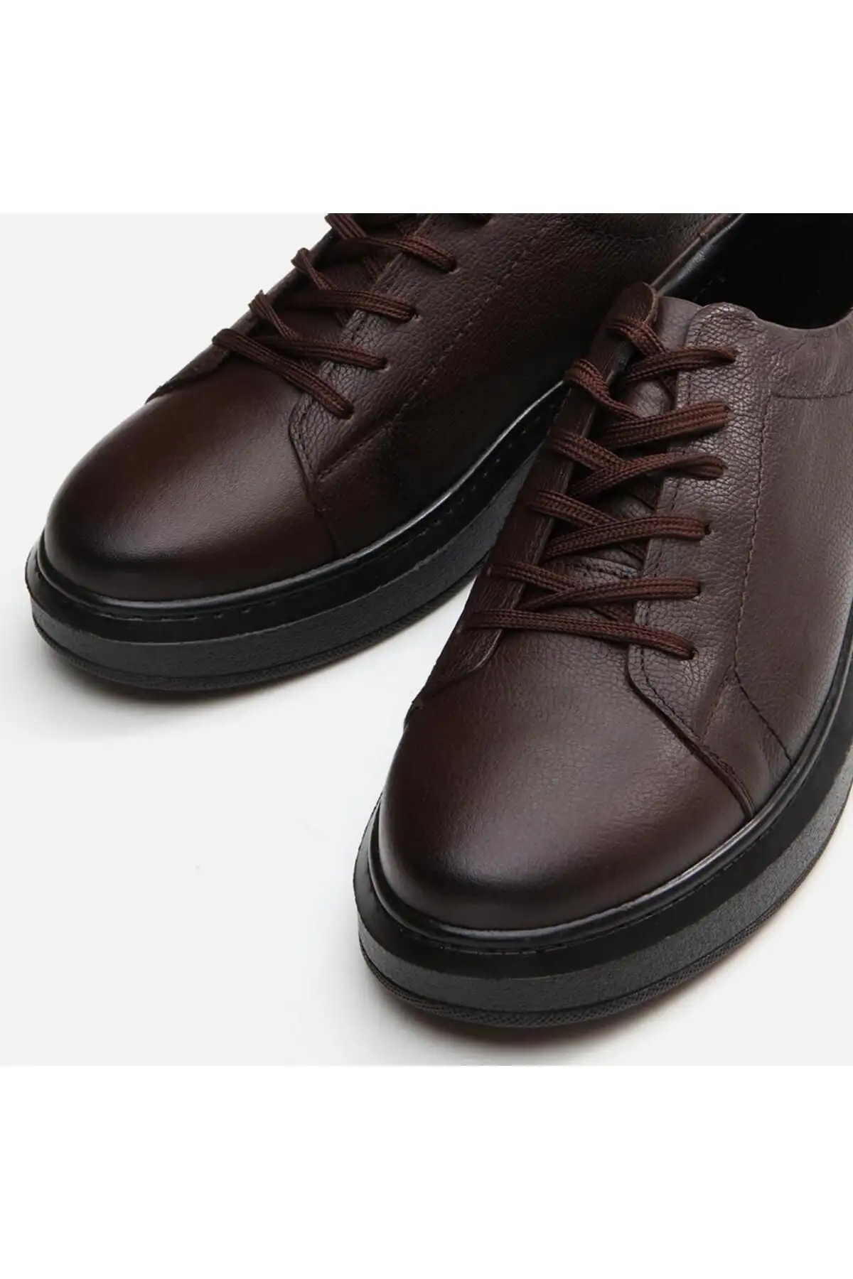 کفش راحتی مردانه قهوه ای چرم اصل - 1867 کفش راحتی مردانه قهوه ای چرم اصل - 1867