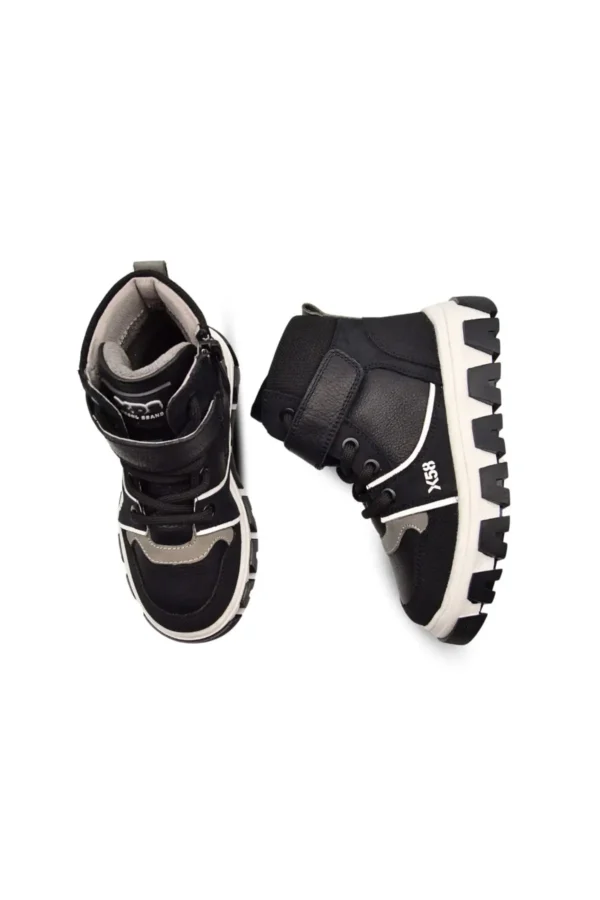 BOT LACık و Zipper Boy Bot Black - 2356