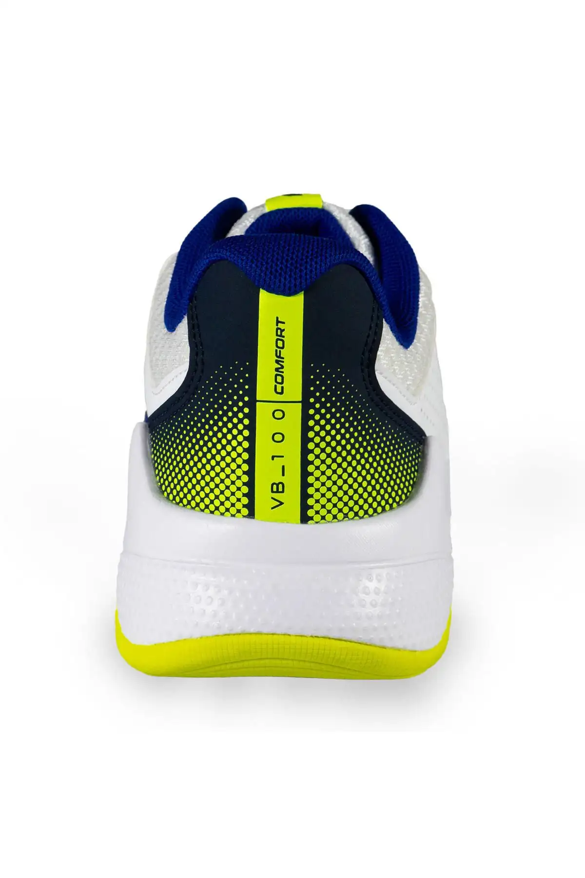 کفش والیبال بزرگسالان - سفید / آبی / زرد نئون - راحتی - 1797 کفش والیبال بزرگسالان - سفید / آبی / زرد نئون - راحتی - 1797