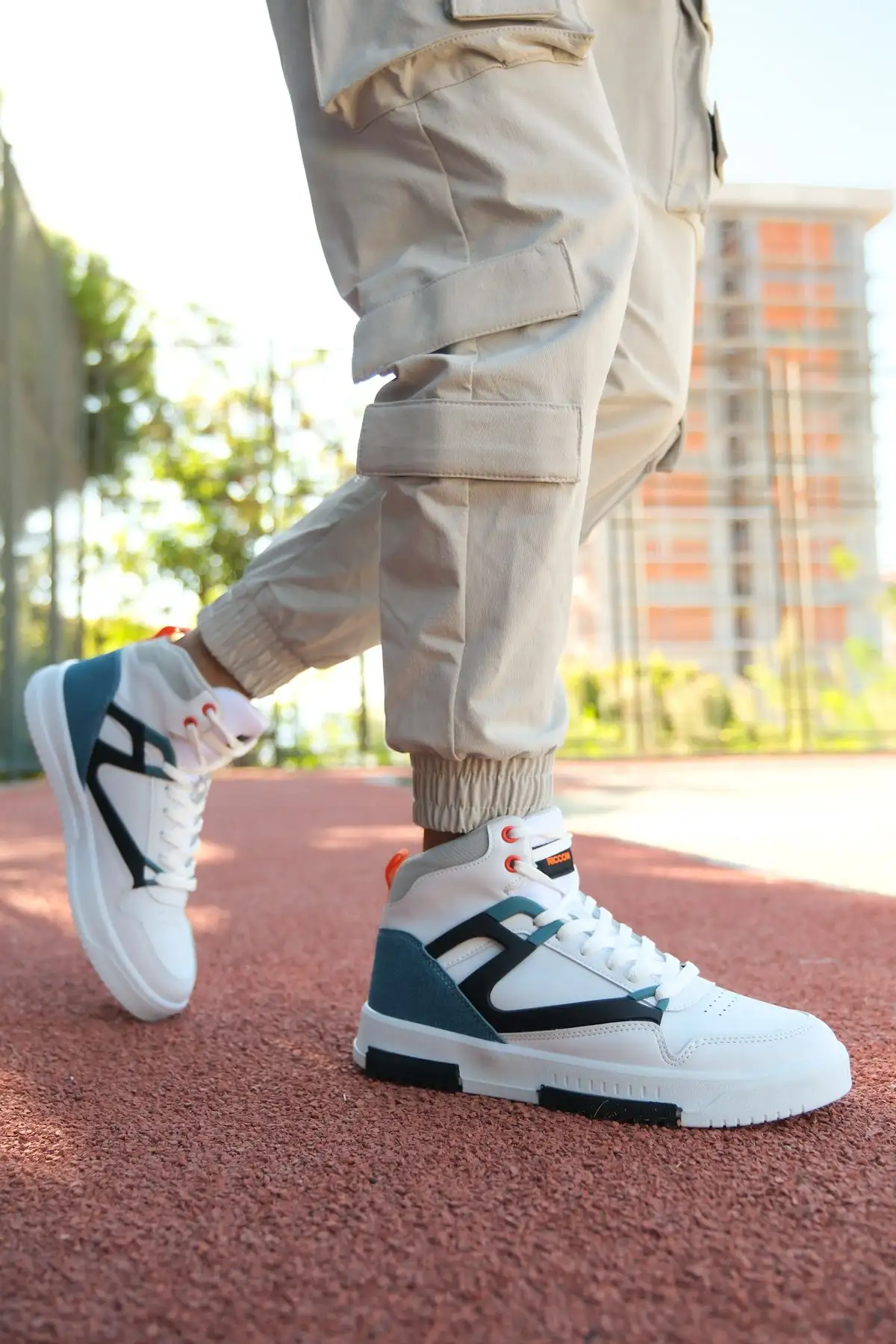 کفش ورزشی راحتی مردان 001263 بنزین سفید - 2445 کفش ورزشی راحتی مردان 001263 بنزین سفید - 2445