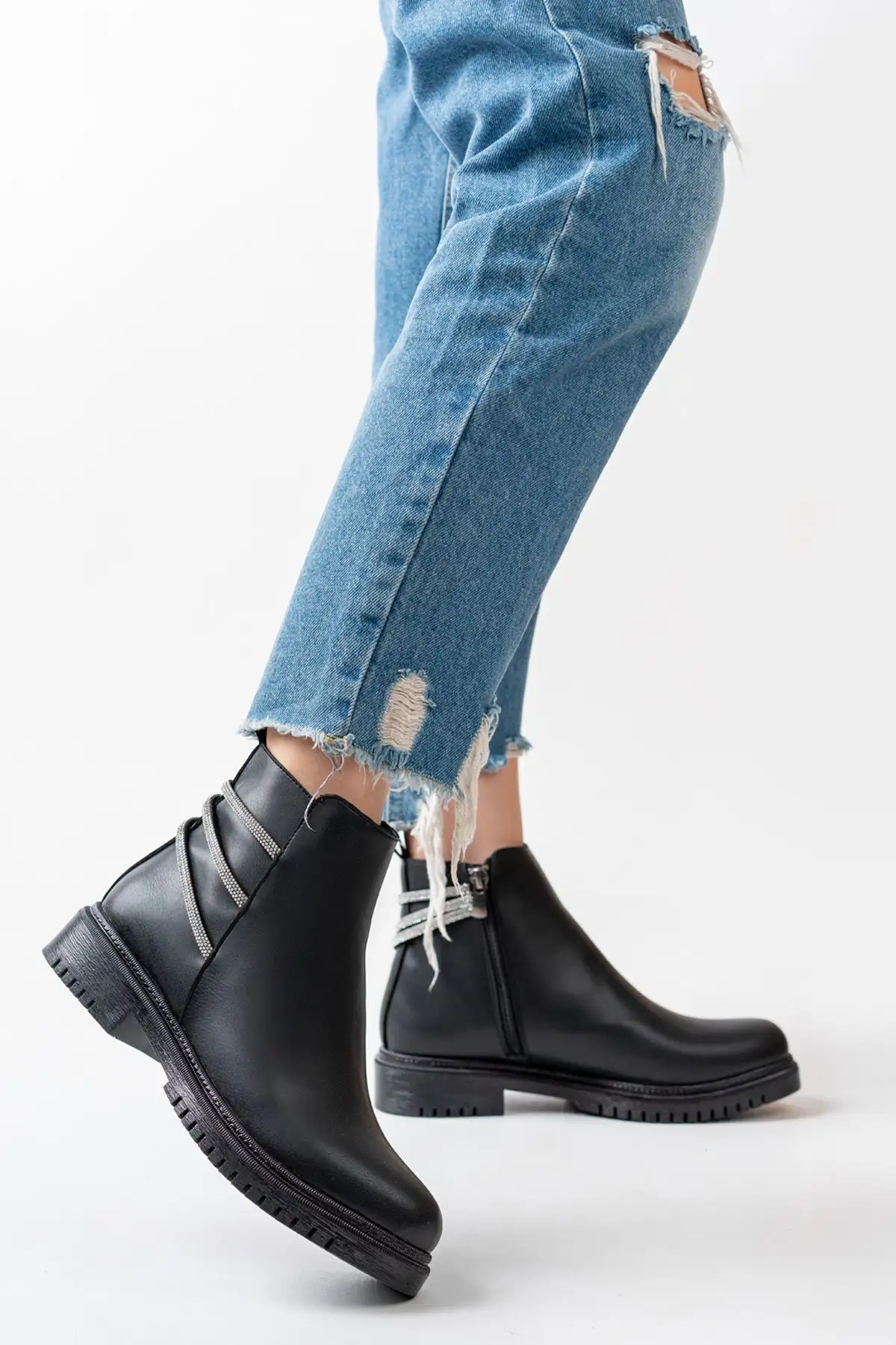 روبان سنگی سیاه مات مات به تفصیل زیپ زمرد فصل کلاسیک زنان کلاسیک بوته کوتاه - 2382 روبان سنگی سیاه مات مات به تفصیل زیپ زمرد فصل کلاسیک زنان کلاسیک بوته کوتاه - 2382