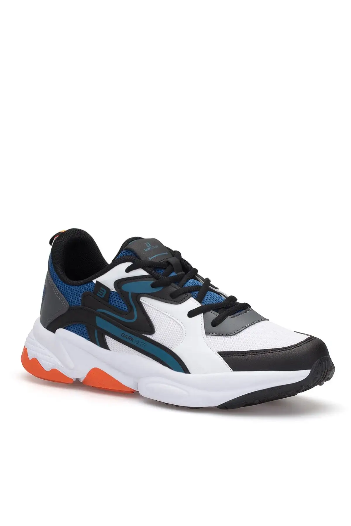 کفش کتانی مردانه آبی سفید - 2145 کفش کتانی مردانه آبی سفید - 2145