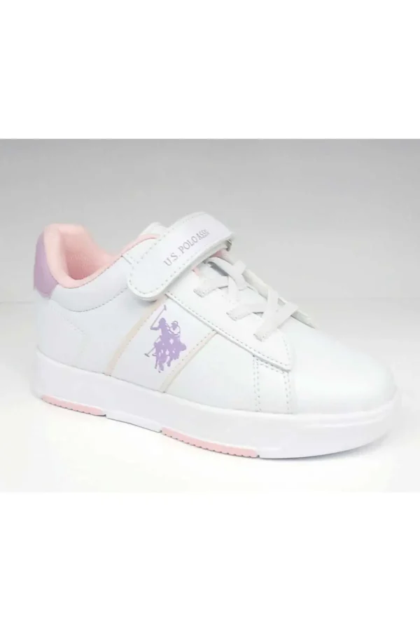 WHITE SHOES U.S. پولو اسن. TRAVIS JR 3PR Kids Sneaker - 1421