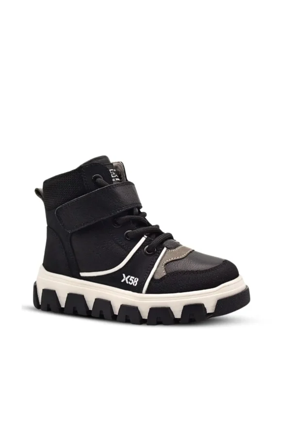 BOT LACık و Zipper Boy Bot Black - 2356