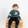 Manarola Double Zipper Içi Plush Parachute Parachute Boy Bot Black - 2355