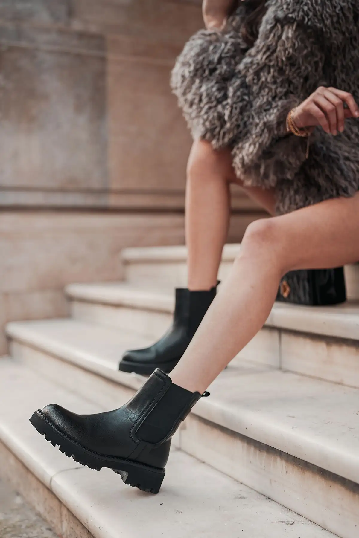 باند الاستیک زنان روزانه Bot Kolya Black - 2392 باند الاستیک زنان روزانه Bot Kolya Black - 2392