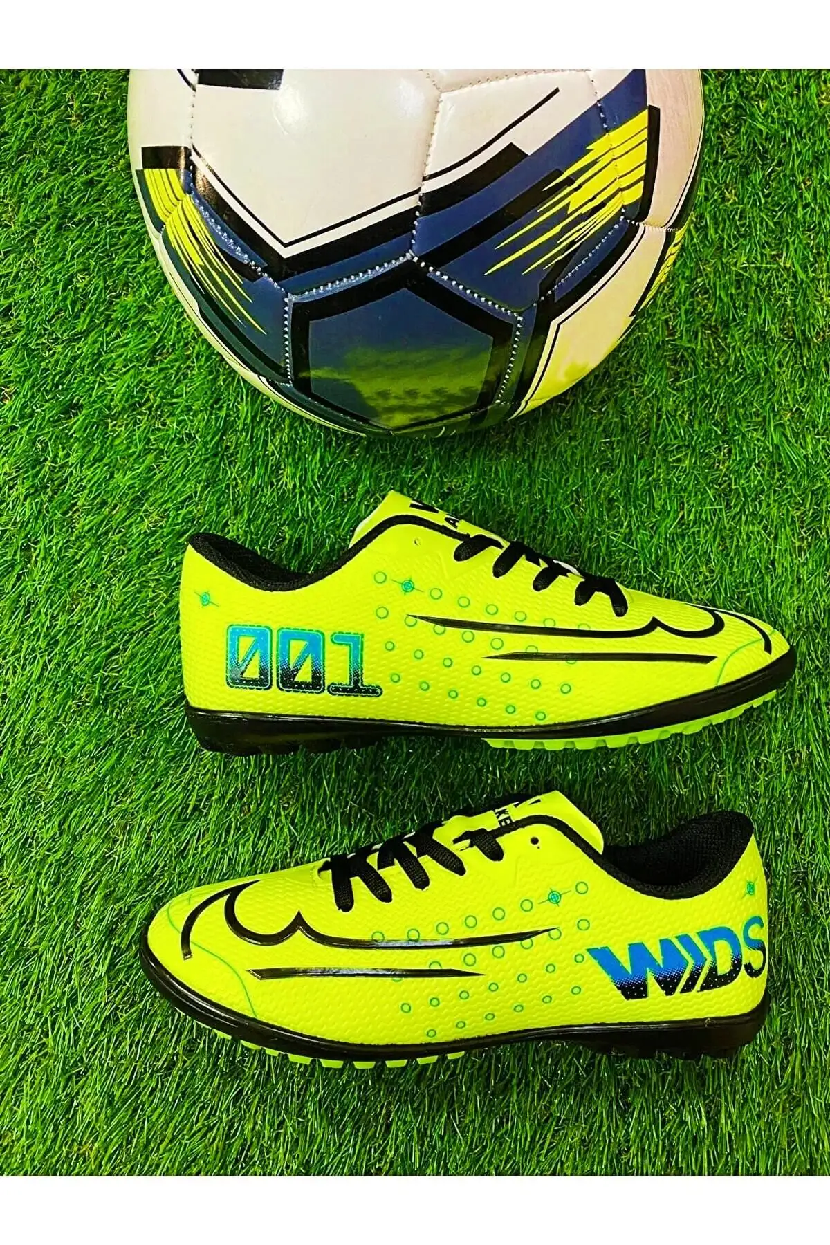 Super Mercury Boys Football Cleats Toothless Football Shoes Wds001 Yellow - 1492 Super Mercury Boys Football Cleats Toothless Football Shoes Wds001 Yellow - 1492