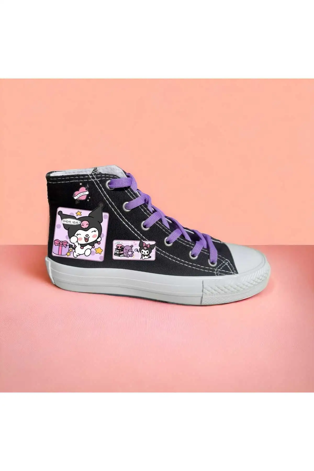 بوم کفش اسپرت دخترانه کتانی با چاپ کروم شیرین - 1607 بوم کفش اسپرت دخترانه کتانی با چاپ کروم شیرین - 1607