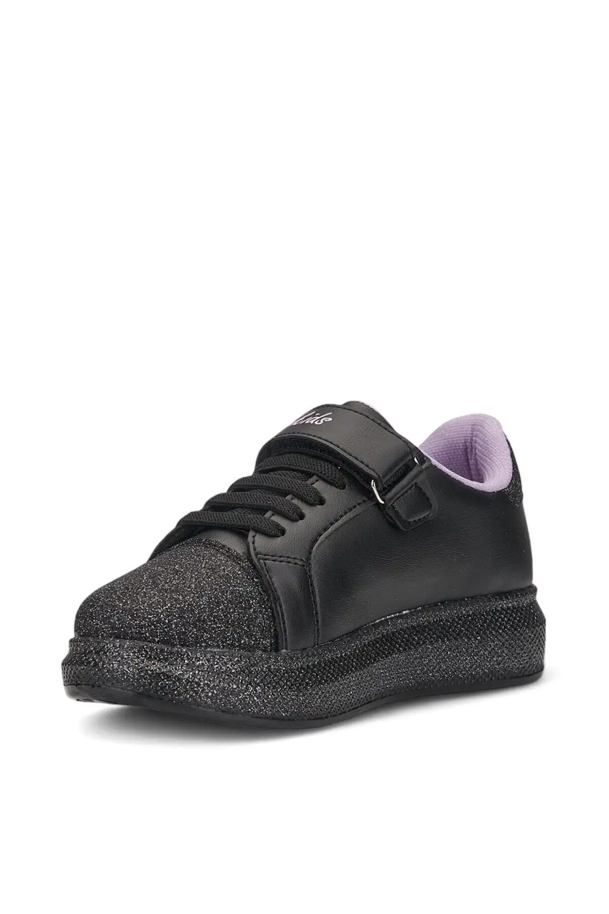 کفش اسپرت بنددار دخترانه مشکی مشکی بیضی شکل با بندکشی 3740 - 1384 کفش اسپرت بنددار دخترانه مشکی مشکی بیضی شکل با بندکشی 3740 - 1384