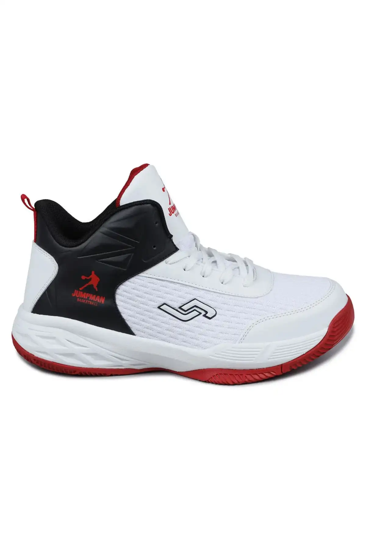 کفش بسکتبال مردانه 27986 C سفید نارنجی مشکی - 1764 کفش بسکتبال مردانه 27986 C سفید نارنجی مشکی - 1764