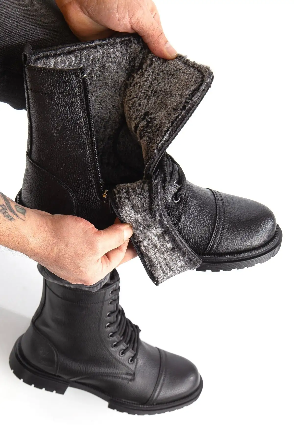 آب و سرماخوردگی توری خز -مقاوم در برابر قایق زمستانی قوی در فضای باز ربات -2418 آب و سرماخوردگی توری خز -مقاوم در برابر قایق زمستانی قوی در فضای باز ربات -2418