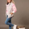 27758 کفش کتانی یونیسکس بچه گانه سفید Velcro High Top - 1618