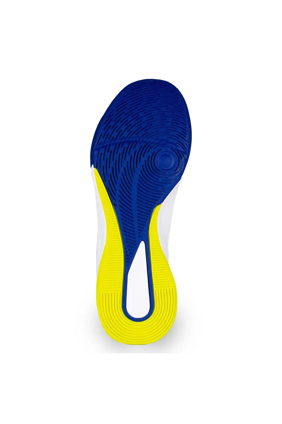 کفش والیبال بزرگسالان - سفید / آبی / زرد نئون - راحتی - 1797 کفش والیبال بزرگسالان - سفید / آبی / زرد نئون - راحتی - 1797