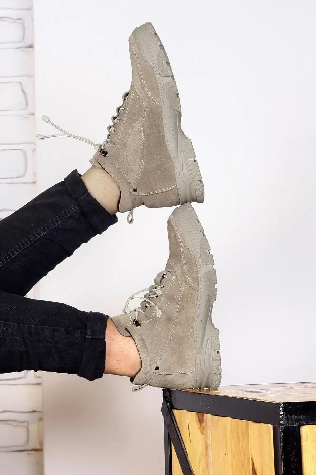 ارتش واقعی چرم سولور پایه توری Suery Bot Sand Beji - 2452 ارتش واقعی چرم سولور پایه توری Suery Bot Sand Beji - 2452