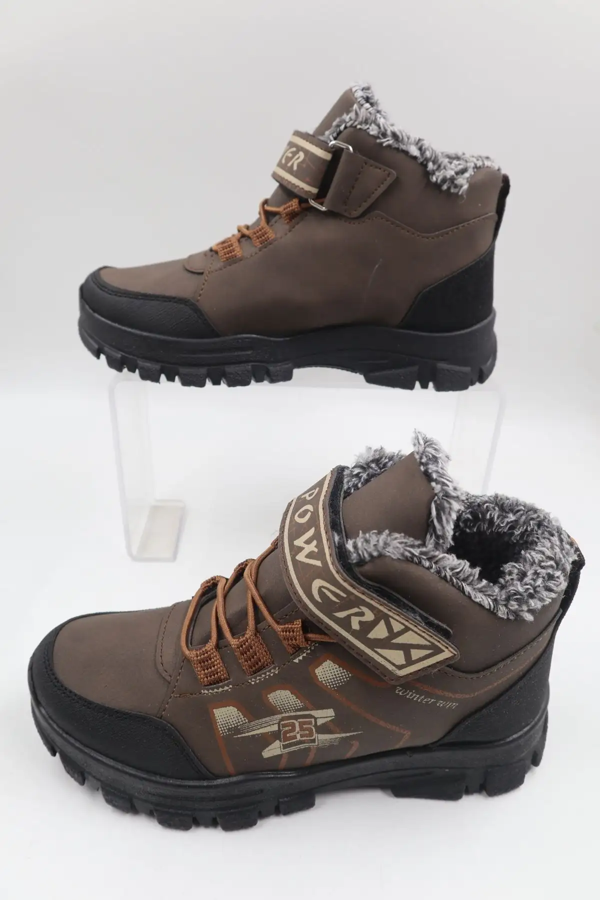 Zipper Woolen Zipper Khaki Daily Boat - 2358 Zipper Woolen Zipper Khaki Daily Boat - 2358