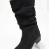 BLACK SUEDE WOMAN BOT & BOOTIE 15331 - 2396