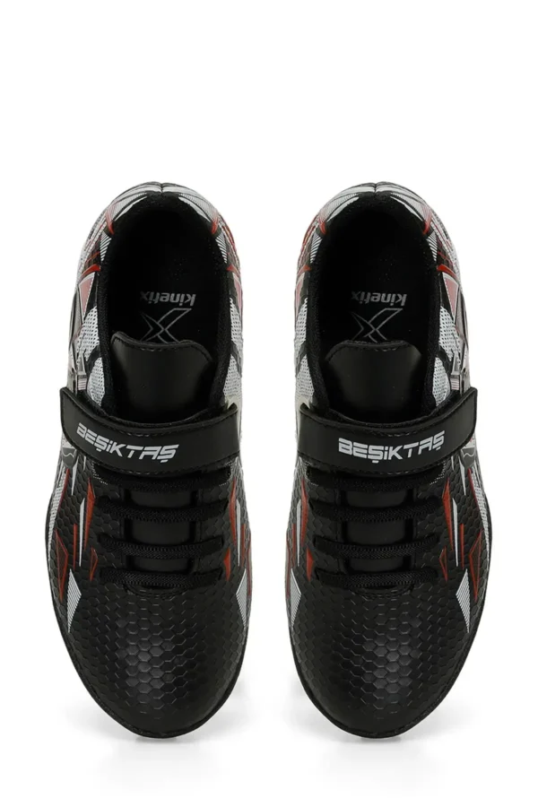 ESTES F 4PR Black Boys Astroturf Field Shoes - 1642