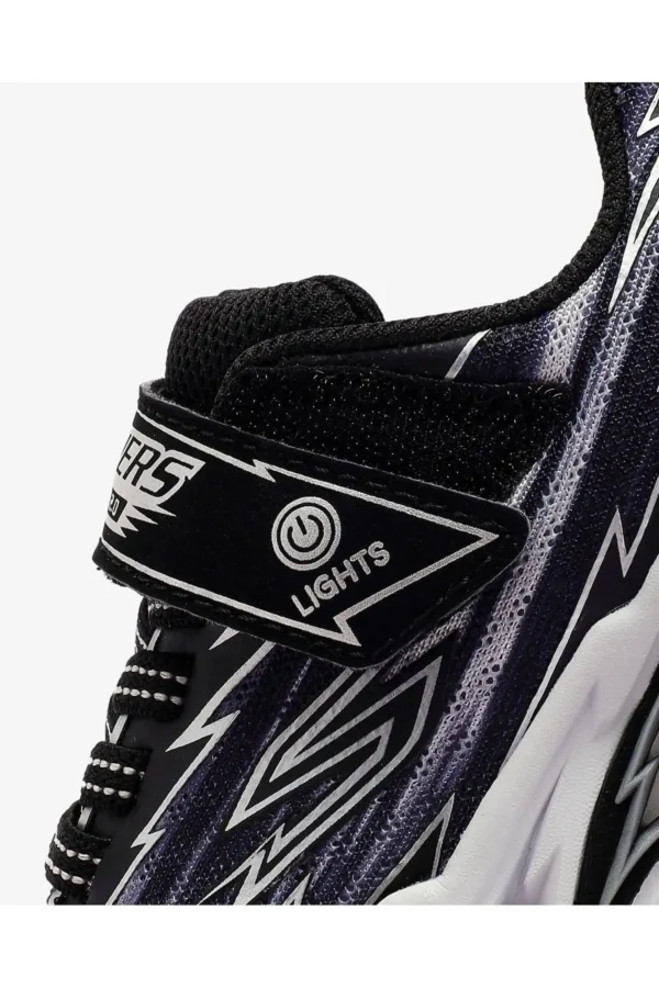 Light Storm 2.0 - Bolt-brights Big Boy Black Lighted Sports Shoes 400149l Bkgy - 1488