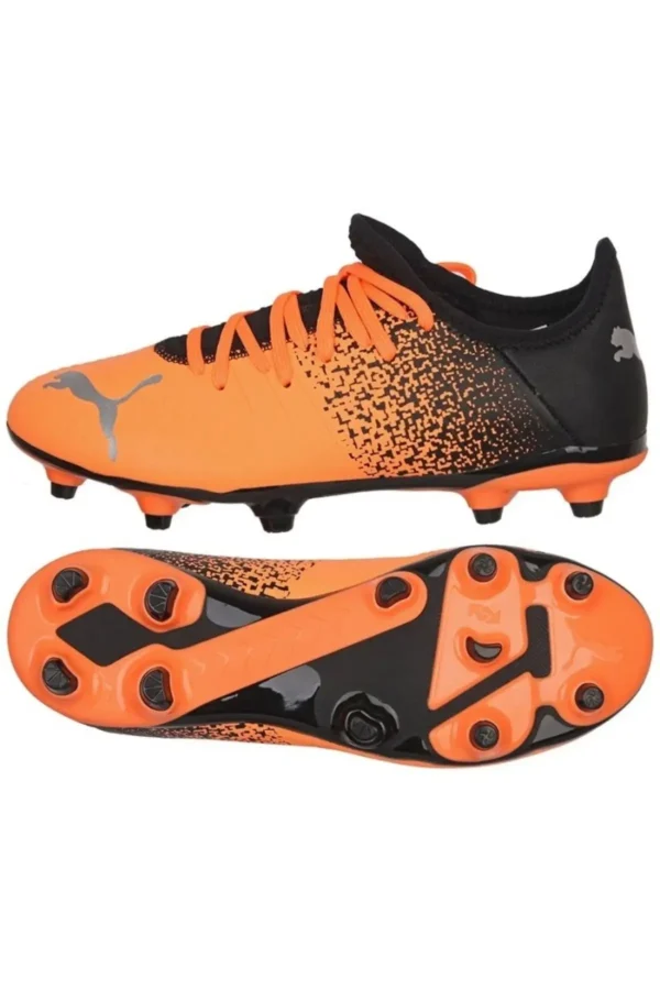 چکمه های فوتبال Future Z 4.3 Fg / Ag M 106767 01 Orange Orange And Reds 3 Boots Football - 2076