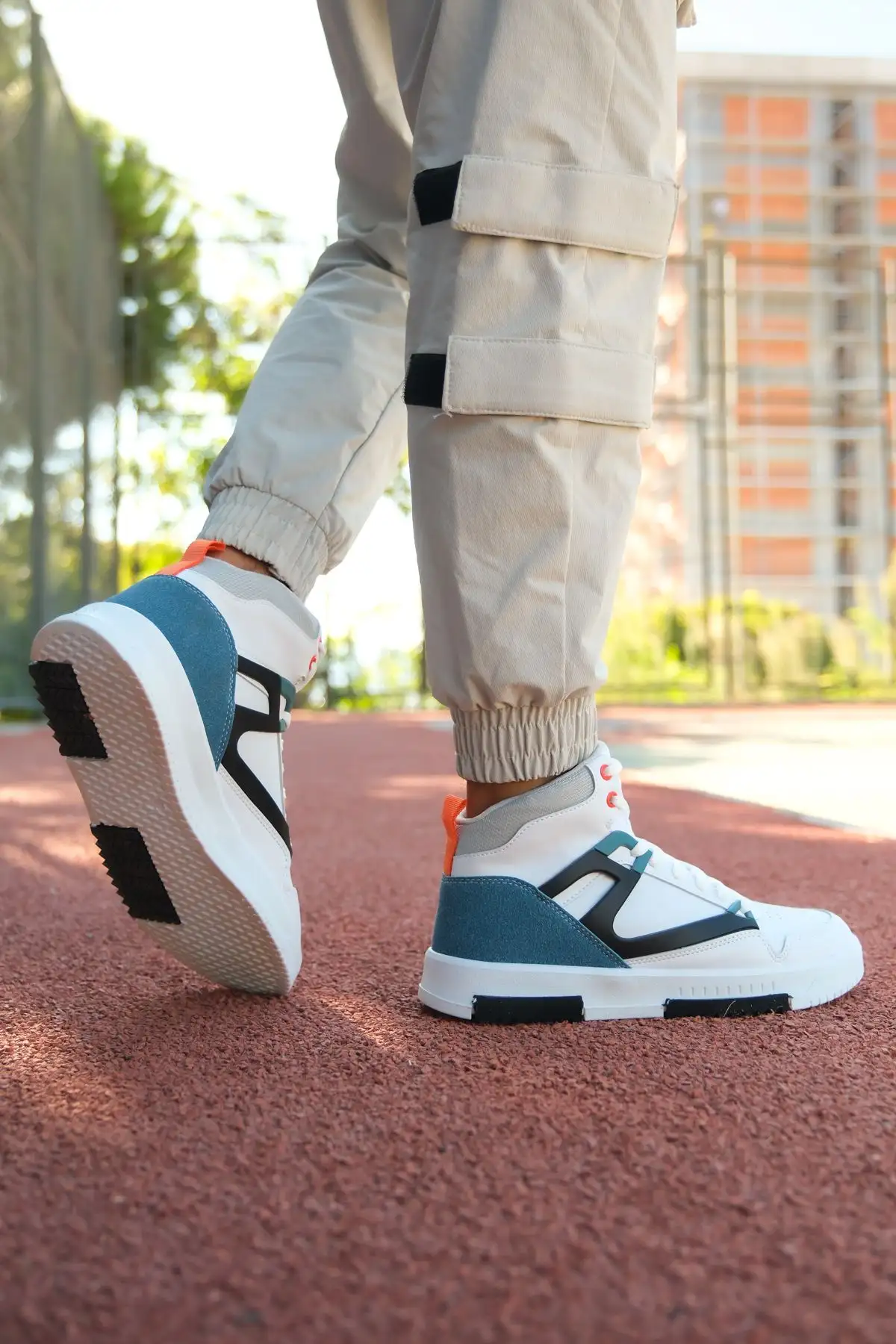 کفش ورزشی راحتی مردان 001263 بنزین سفید - 2445 کفش ورزشی راحتی مردان 001263 بنزین سفید - 2445