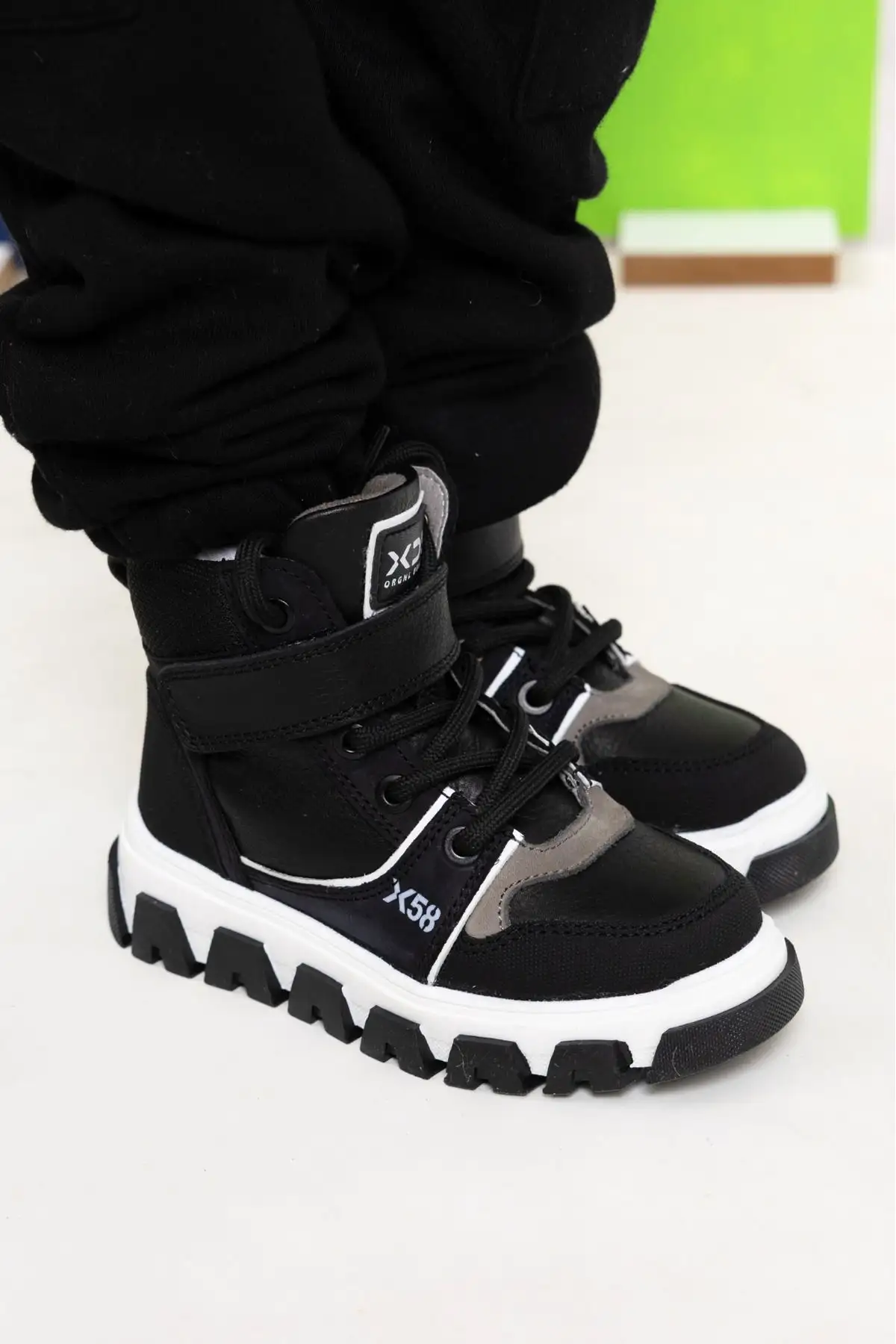 BOT LACık و Zipper Boy Bot Black - 2356 BOT LACık و Zipper Boy Bot Black - 2356