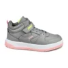 27758 Velcro High Top Gray - Sneaker دخترانه صورتی سالمون، کفش اسپرت گاه به گاه - 1550