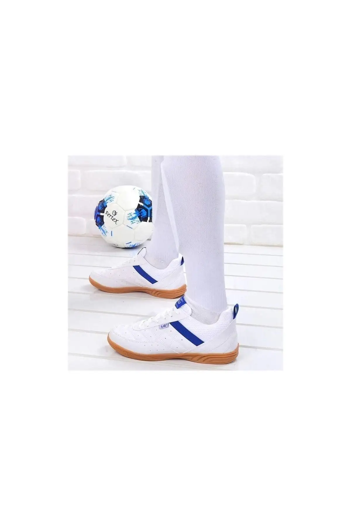 کفش پیست داخلی فوتسال سفید موناکو سفید 44 - 1798 کفش پیست داخلی فوتسال سفید موناکو سفید 44 - 1798