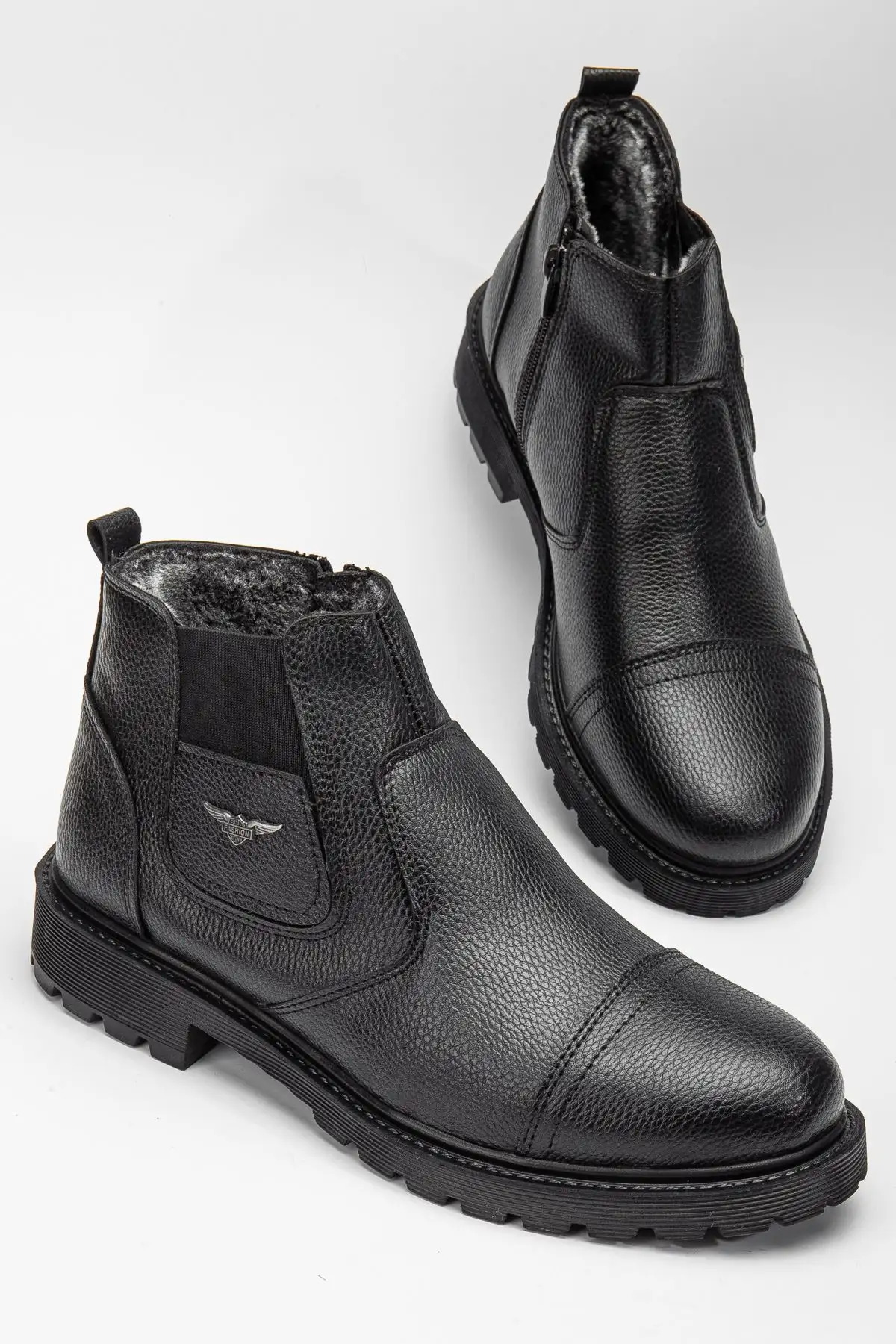 چکمه های بیرونی خزدار زمستانی مقاوم در برابر آب و سرما - 1884 چکمه های بیرونی خزدار زمستانی مقاوم در برابر آب و سرما - 1884