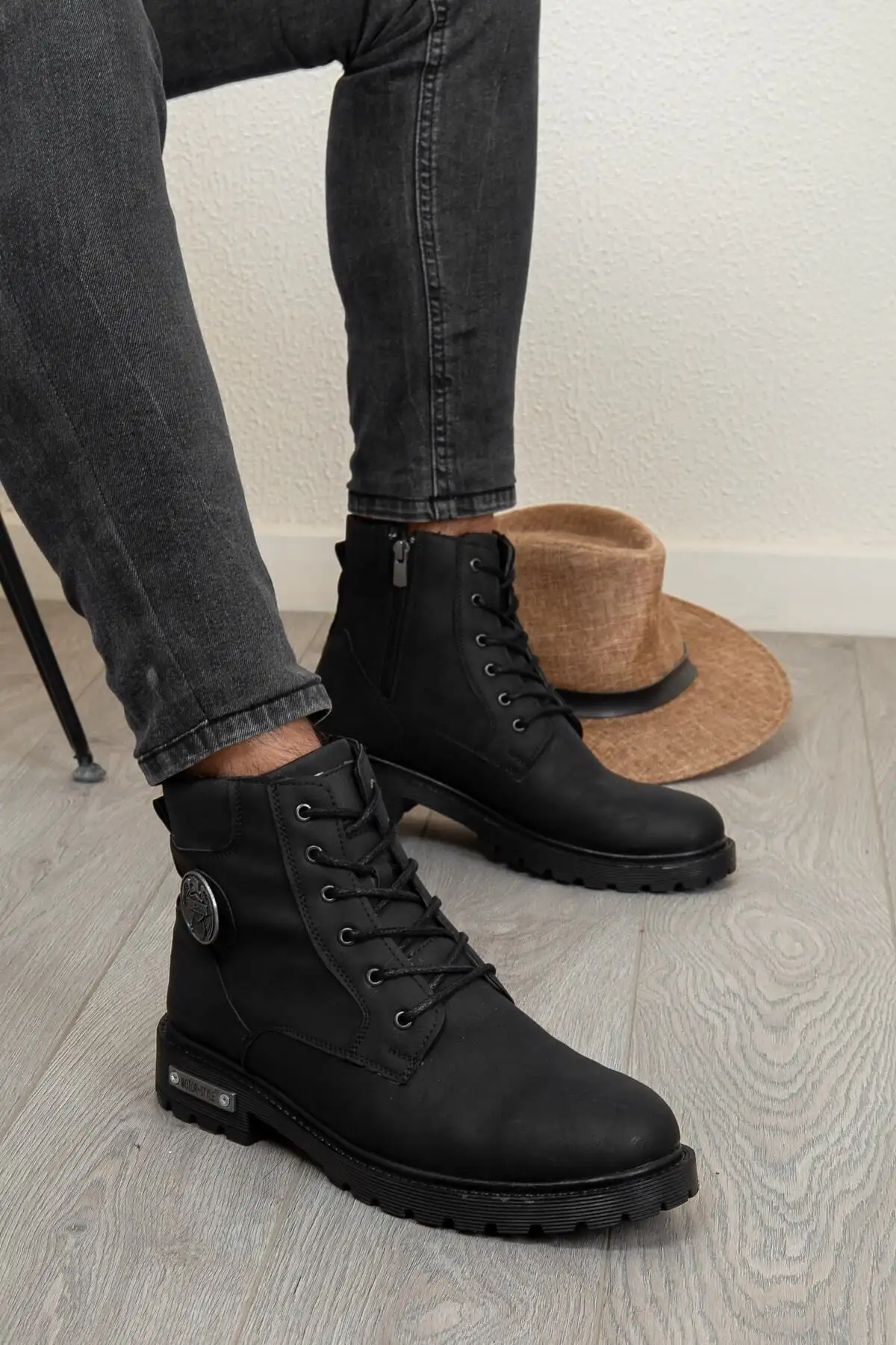 چکمههای زمستانی بنددار مقاوم در برابر آب و سرما، چکمههای لاستیکی ضد لغزش زیرهای مقاوم در فضای باز - 1888 چکمههای زمستانی بنددار مقاوم در برابر آب و سرما، چکمههای لاستیکی ضد لغزش زیرهای مقاوم در فضای باز - 1888