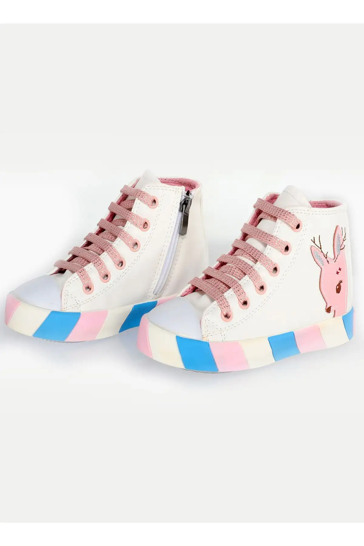 کفش کتانی دخترانه ساپورت ارتوپدی سفید Ceylan - 1412 کفش کتانی دخترانه ساپورت ارتوپدی سفید Ceylan - 1412